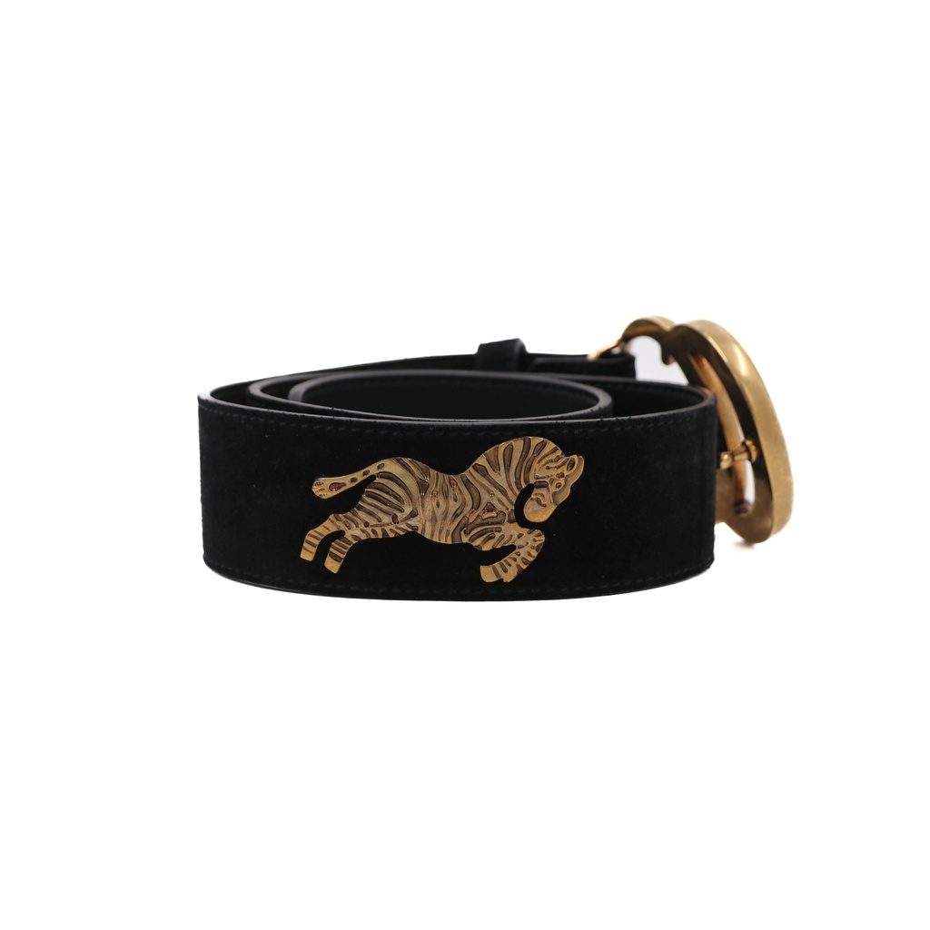 Gucci Leather Belt With Double G Buckle Size 65 26 409416 BrandVille